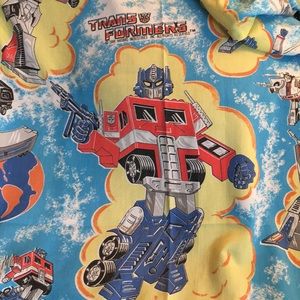Transformer Hasbro 1984 twin top sheet